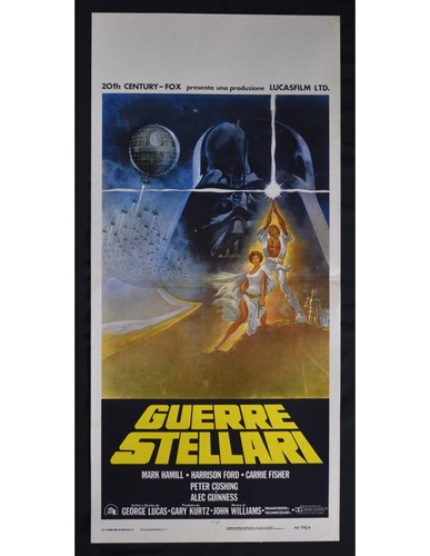 Locandina guerre stellari - stellari, star