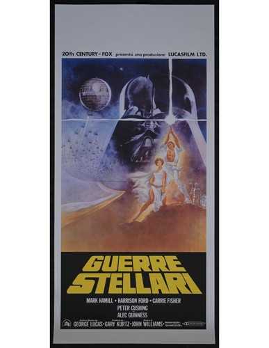 Locandina guerre stellari star - guerre,