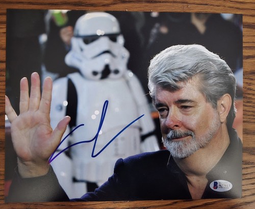 Foto firmata george - lucas, 8x10
