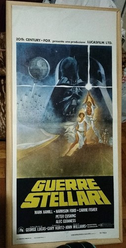 Locandina guerre stellari star - guerre,